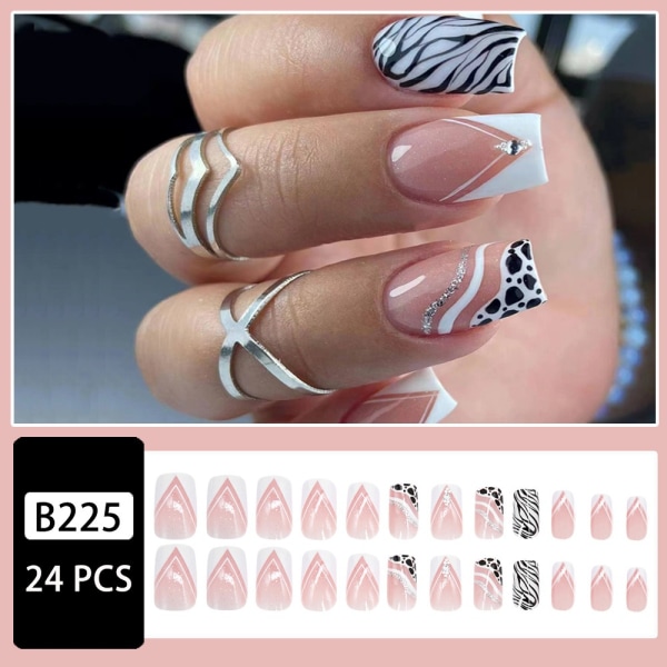 French Fake Nails False Nail W418 W418 W418