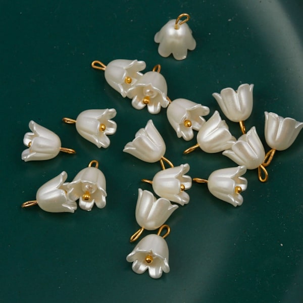 20 stk Pearl Bell Orkideer anheng DIY anheng C C C