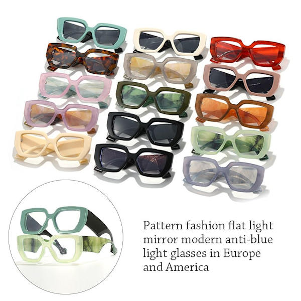 Anti-Blue Light Glasses Overdimensionerede briller 8 8 8