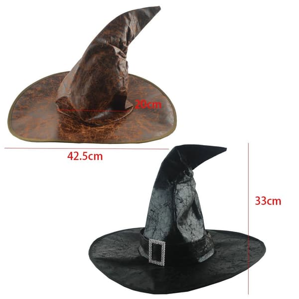 Witch Wizard Hats Party Hodeplagg SVART black
