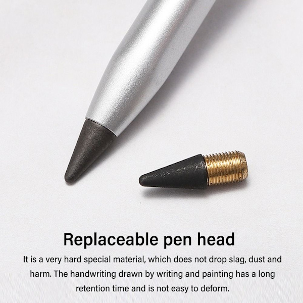2 STK Inkless Eternal Pencil Unlimited Writing Pen 02 02 02