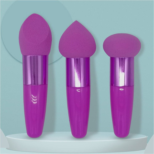 Makeup Brush Cosmetic Puff GUL yellow