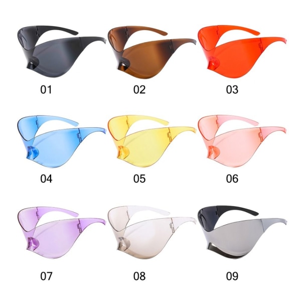 Futuristiska solglasögon för män kvinnor C9 C9 C9