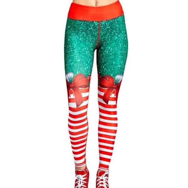 Joulu Xmas Joogahousut Gym Sport Leggingsit MA A MA