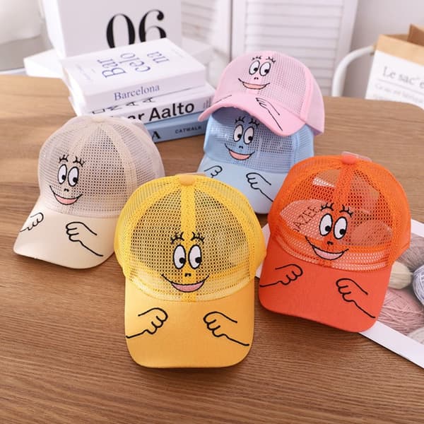 Barn Mesh Baseball Cap Barnehatter GUL yellow