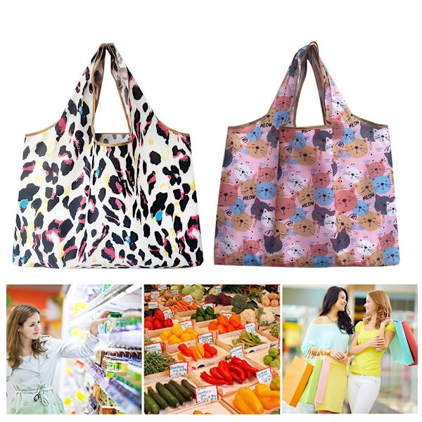 Sammenleggbar handleveske Pouch Tote Pouch C C C