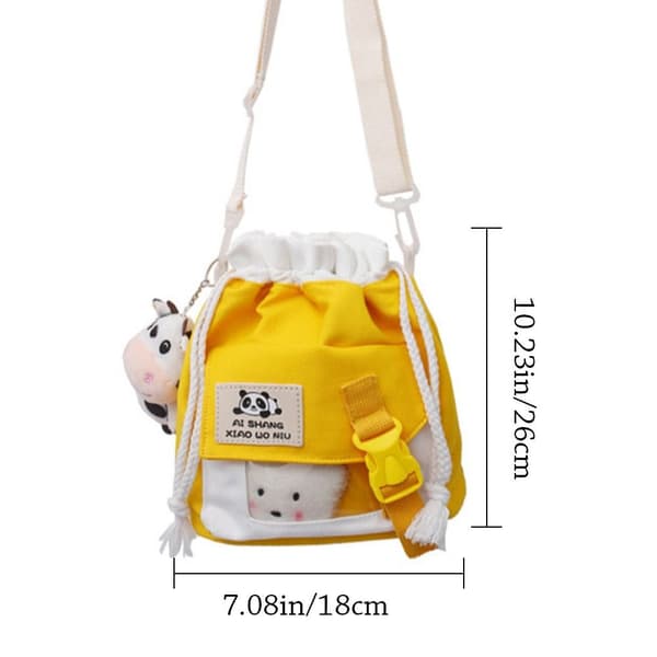 Axelremsväska Crossbody-väskor GUL yellow