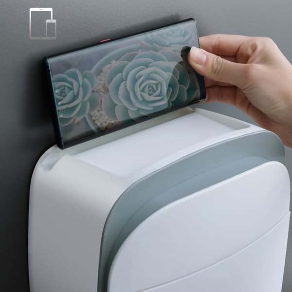 WC-paperihyllyn paperiteline HARMAA Grey