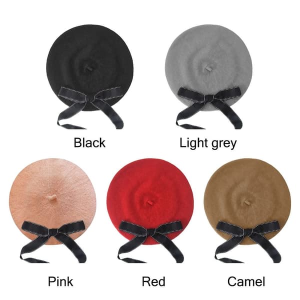 Sløyfe Beret Caps Maler Hat CAMEL camel