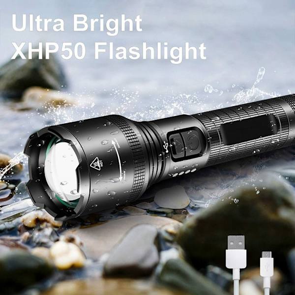 Lommelygte Camping Light Strong Light Torch