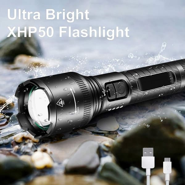 Lommelykt Camping Light Strong Light Torch