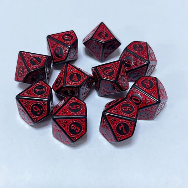 10 kpl set Noppapelit SININEN blue