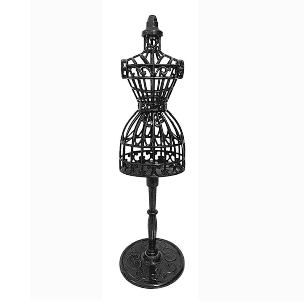 Dukke Display Holder Kjole Tøj Mannequin SORT black