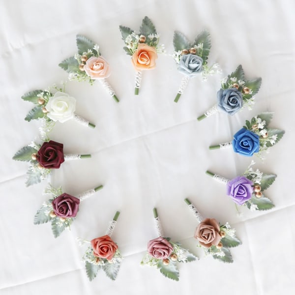 Corsage Kunstig Håndledsblomst KAFFE KAFFE Coffee