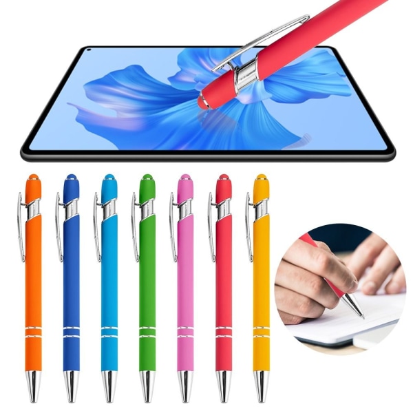 5 STK Touch Screen Pen Kuglepen GUL Yellow