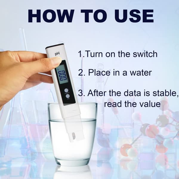 Vanntester PH Meter Digital PH Meter 0,01 PH Høy nøyaktighet