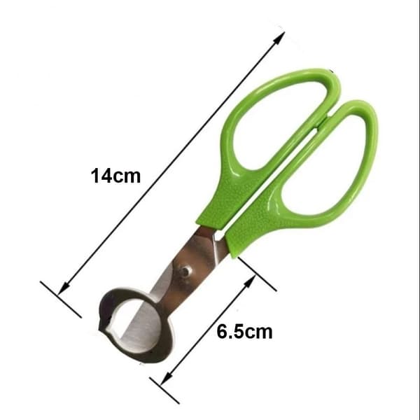 2 stk. Vaktel Egg Saks Egg Topper Kutter RØD Red