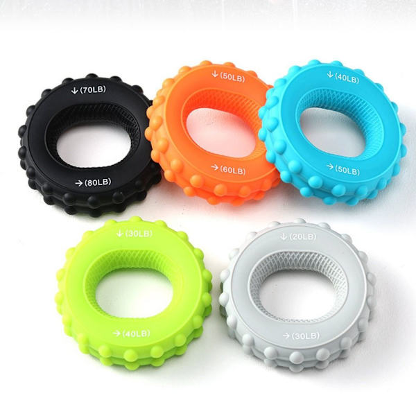 Grip Ring Trainer Finger Tension Set MUSTA black