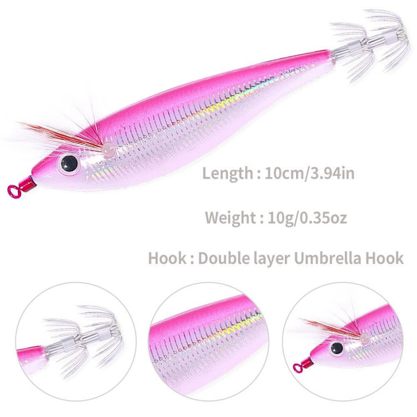 kutoa Squid Hook Octopus Bait 2 2 2