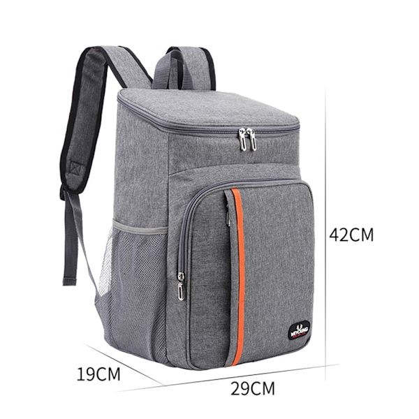 20L Thermal Food Bag Förtjockad kylväska Lunchpåse black