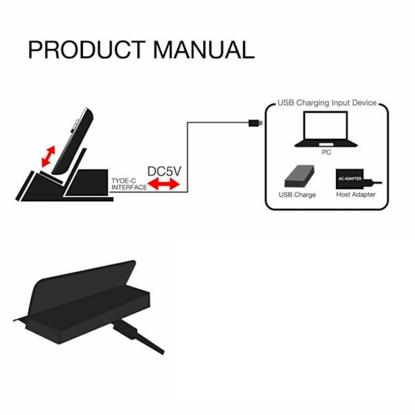 til Nintendo Switch til NS Switch Lite SORT black