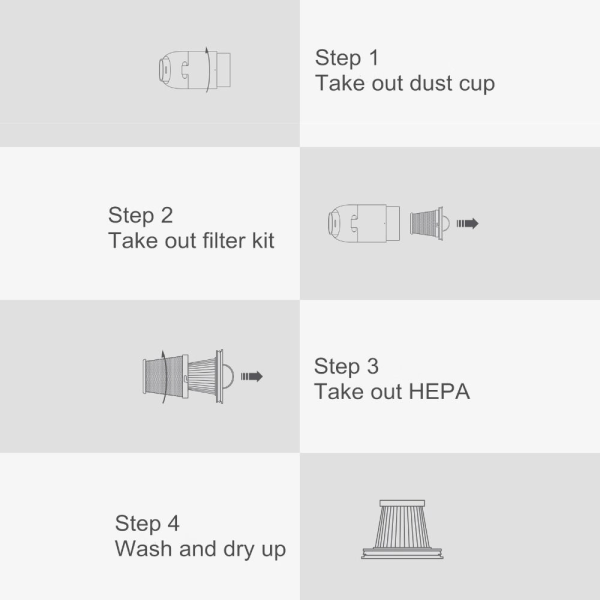 Hepa Filter Handy Støvsuger Filter Filter Element