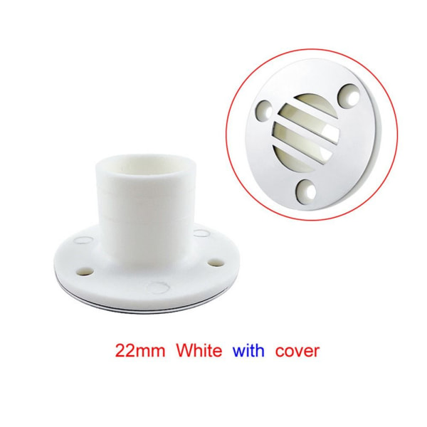 2kpl Nylon Compact 22mm tai 25mm VALKOINEN 22MM COVER KANSSA White 22mmWith Cover-With Cover