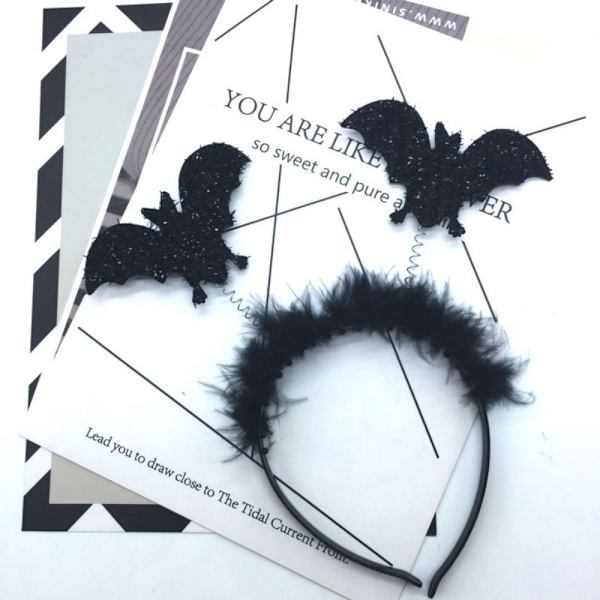 3 STK Halloween Hode Bøyle Masquerade Pannebånd EDDERKOPP EDDERKOPP spider