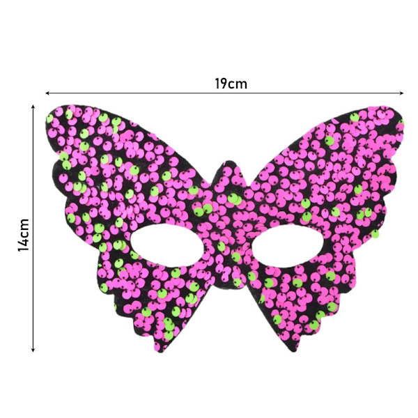 Halloween Mask Makeup Ball Mask ROSE RED rose red