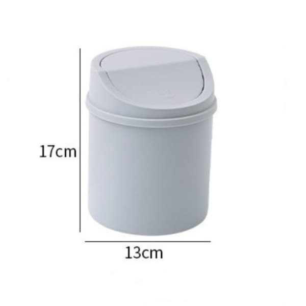 Mini Desktop Bin Liten papperskorg VIT white