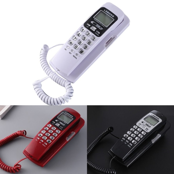 Telefon med ledning Telefon HVIT White