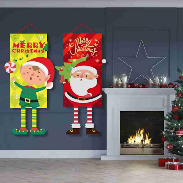 Jul Dörrbanner Fönsterskylt Banners STYLE 3 STYLE 3 Style 3