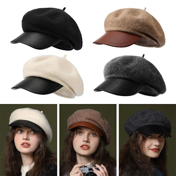 Ull Filt Visir Hatt Basker KAFFE coffee
