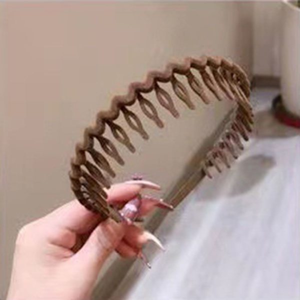 Hårclips Ansigtsvask Pandebånd KHAKI Khaki