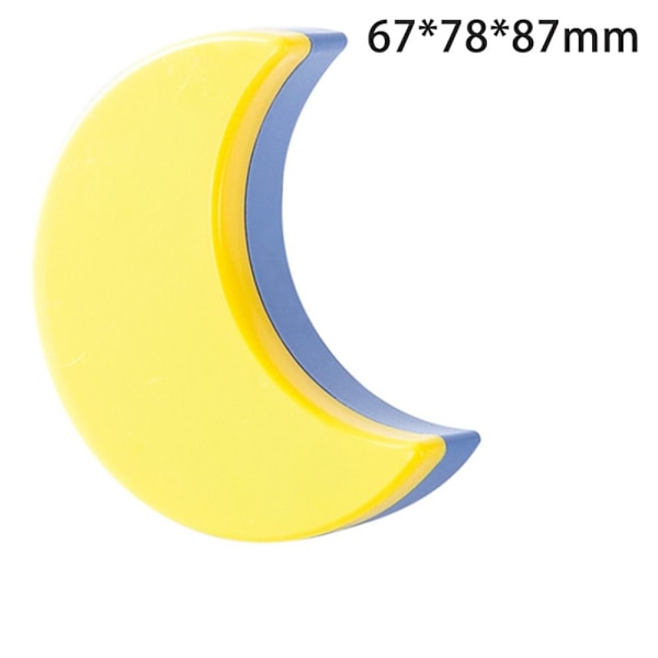 2kpl Lamppu Moon Shape KELTAINEN EU PLUG EU PLUG yellow EU Plug-EU Plug