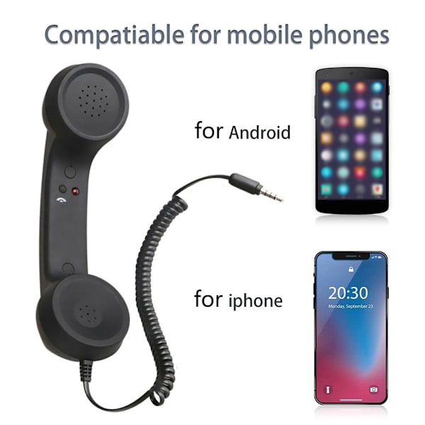 Telefon Håndsett Håndsett mottakere BLÅ blue