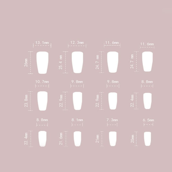 Falska Naglar Fake Nails JP2669 JP2669 JP2669