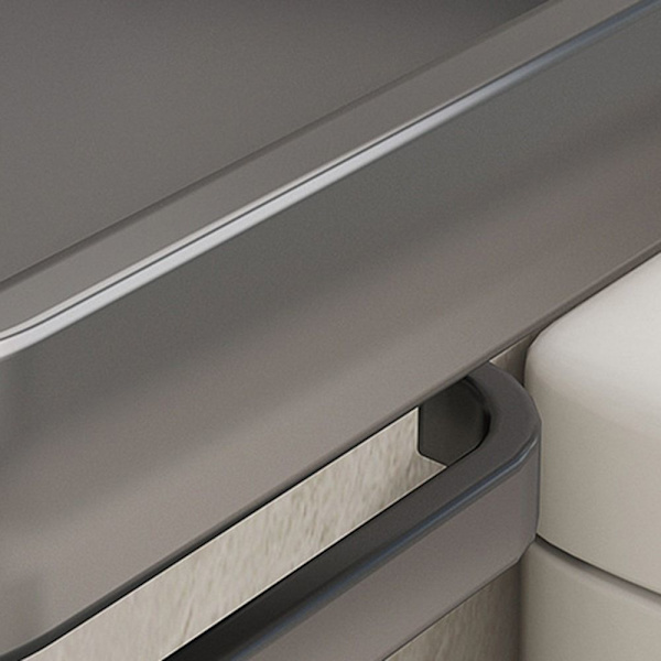 WC-rullan pidike WC-paperiteline GREY SPACE ALUMIINI Grey Space aluminum-Space aluminum