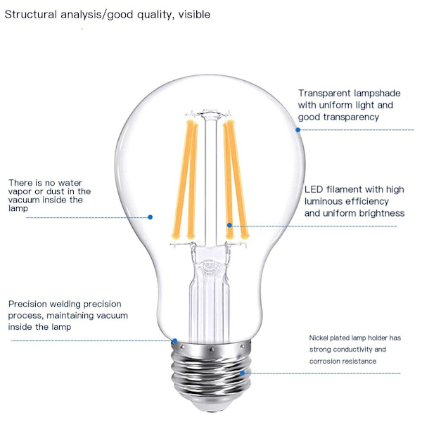 LED-glödlampa Vintage Bulb C35 PULLING TAIL C35 PULLING TAIL C35 Pulling  tail