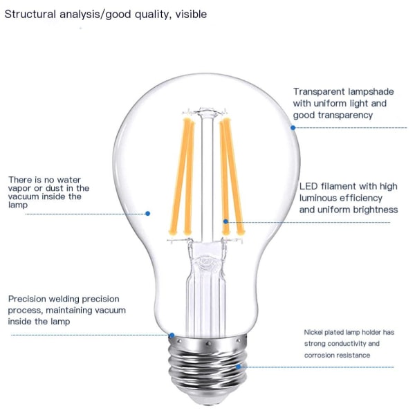 LED pære Vintage Bulb C35 PULLING TAIL C35 PULLING TAIL C35 Pulling  tail