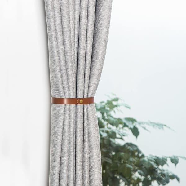 1/2 stk Creative Gardiner Spænde Retro Læder Gardin Tiebacks 2pcs