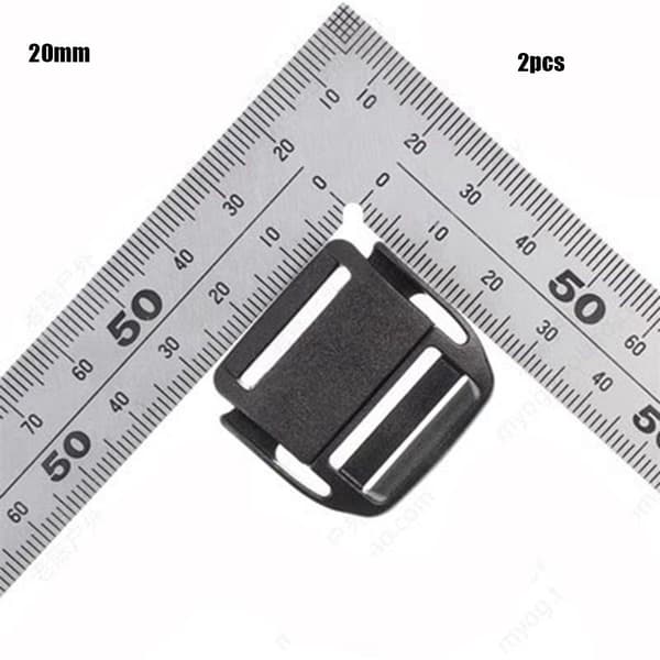 2 stk. webbing stropp spenne glidefeste 38MM 38mm