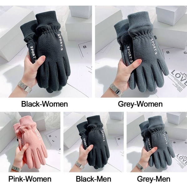 Varma Damhandskar Full Finger Handskar SVART KVINNOR KVINNOR black Women-Women
