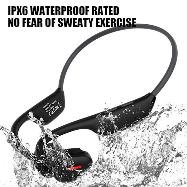 Bone Conduction Earphone Open Ear VAALEANHARMAA light grey