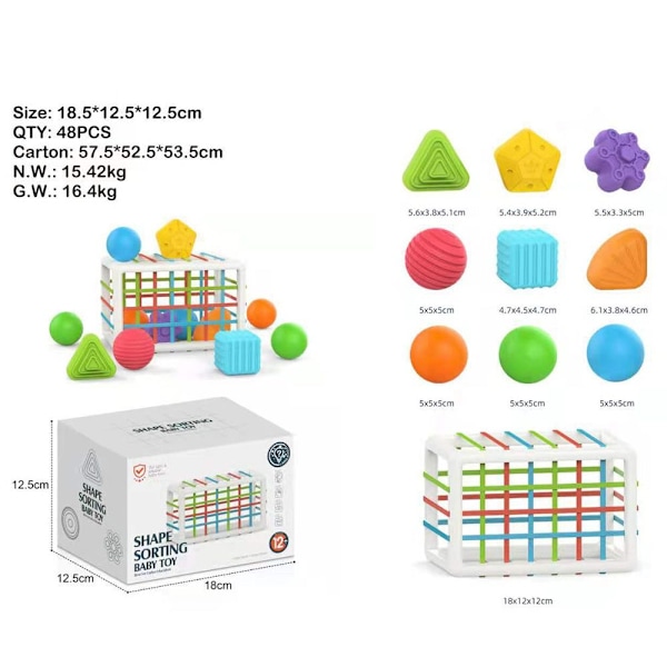 Sisaile Toy Varhaiskasvatuslelut 2 2 2