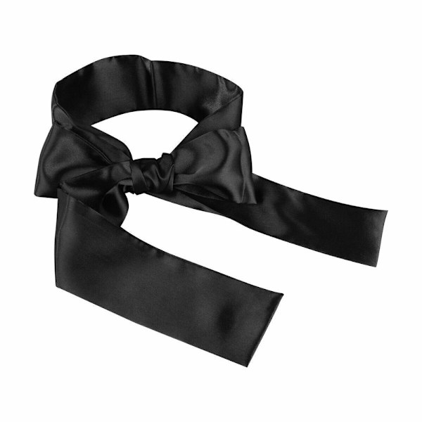 Sexy Eye Mask Satin Ribbon BLACK BLACK Black