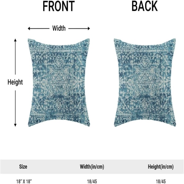 2stk Boho Putetrekk Putetrekk MELK HVIT Milk White