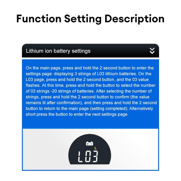 Digital voltmeter Batterikapacitetsövervakare STYRESTYG Handlebar