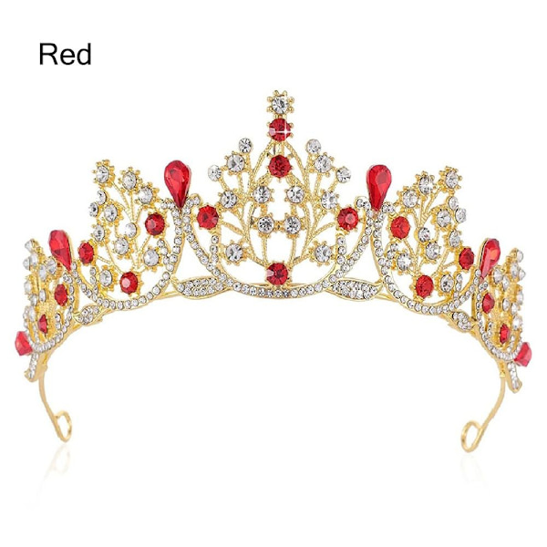 Kristallkronor Kristalltiaror RÖDA Red