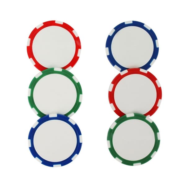 2 Stk Golf Mark Chip Golfbold Position Markør BLÅ 2 STK 2 STK Blue 2Pcs-2Pcs